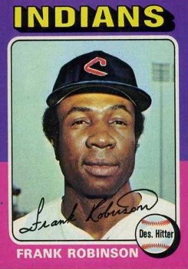1975 Topps Mini Frank Robinson #580 Baseball Card
