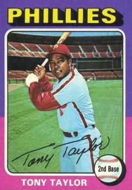 1975 Topps Mini Tony Taylor #574 Baseball Card