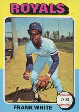 1975 Topps Mini Frank White #569 Baseball Card