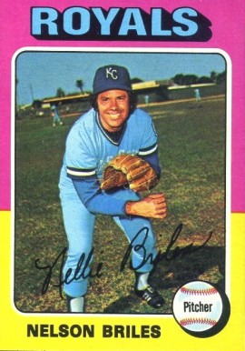 1975 Topps Mini Nelson Briles #495 Baseball Card
