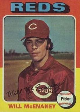 1975 Topps Mini Will McEnaney #481 Baseball Card