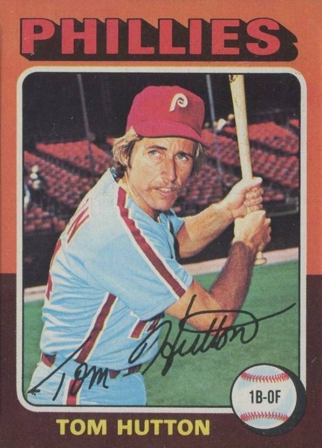 1975 Topps Mini Tom Hutton #477 Baseball Card