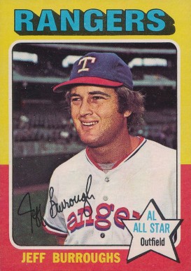 1975 Topps Mini Jeff Burroughs #470 Baseball Card