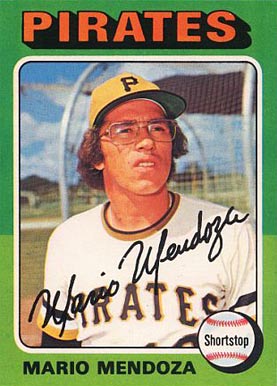 1975 Topps Mini Mario Mendoza #457 Baseball Card