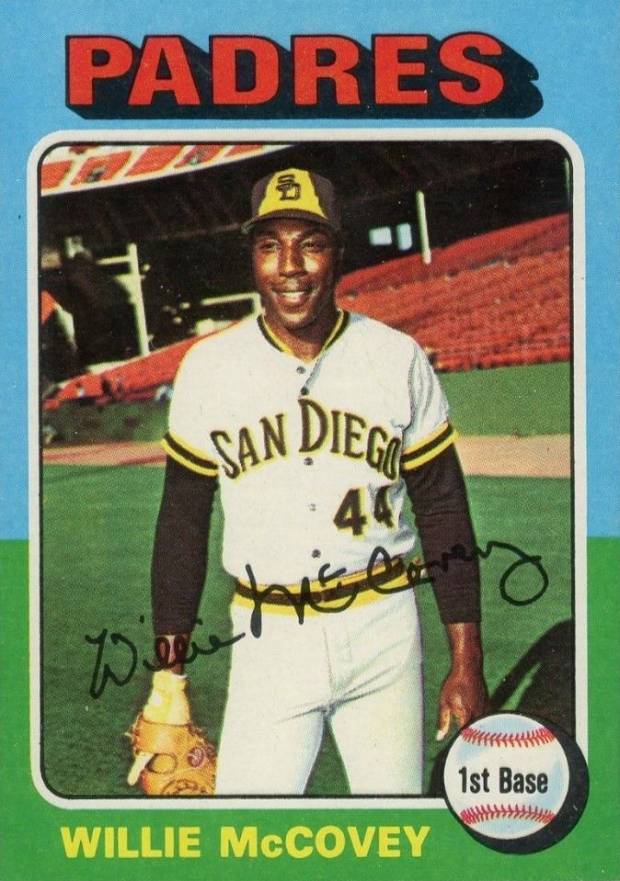 1975 Topps Mini Willie McCovey #450 Baseball Card