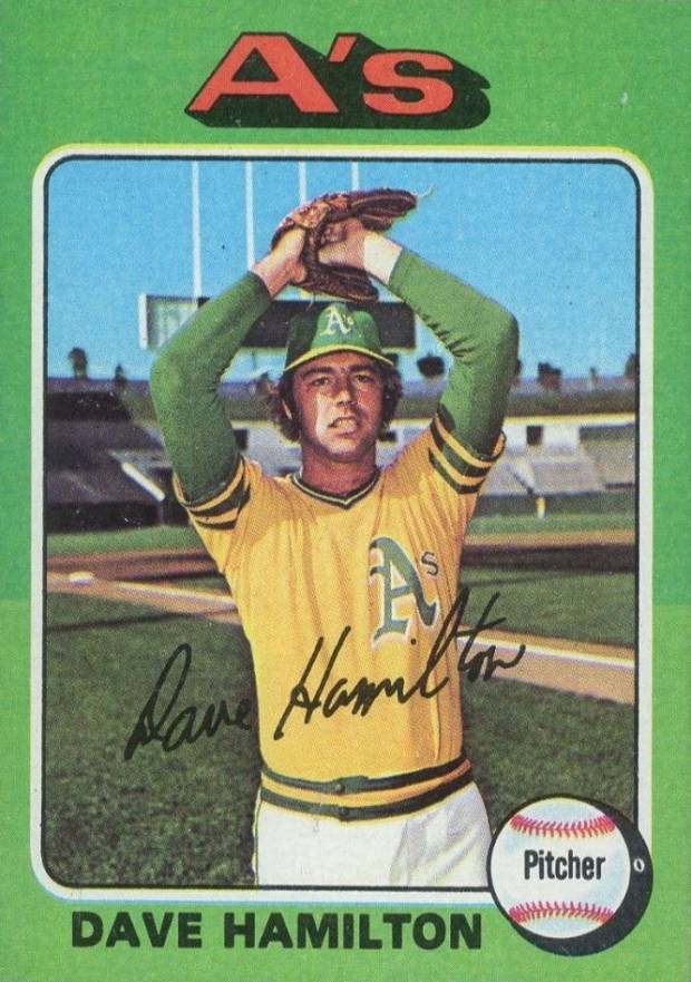 1975 Topps Mini Dave Hamilton #428 Baseball Card
