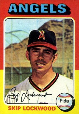 1975 Topps Mini Skip Lockwood #417 Baseball Card