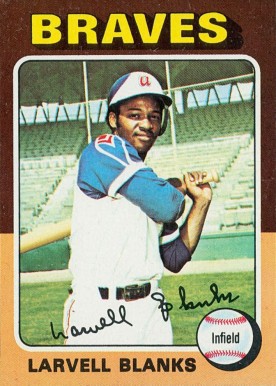 1975 Topps Mini Larvell Blanks #394 Baseball Card