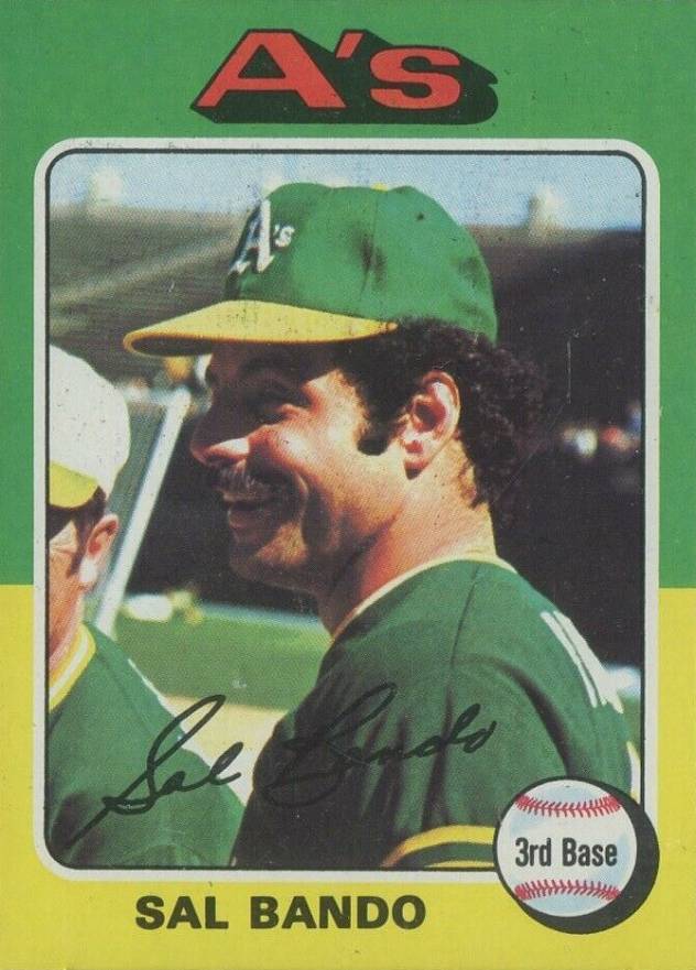 1975 Topps Mini Sal Bando #380 Baseball Card