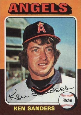 1975 Topps Mini Ken Sanders #366 Baseball Card