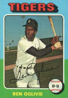1975 Topps Mini Ben Oglivie #344 Baseball Card