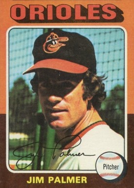 1975 Topps Mini Jim Palmer #335 Baseball Card