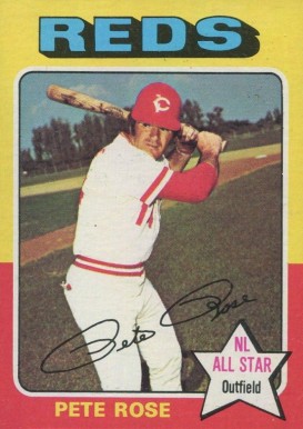 1975 Topps Mini Pete Rose #320 Baseball Card