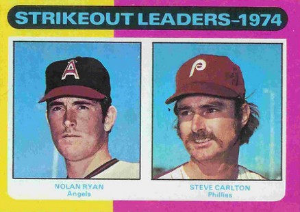 1975 Topps Mini Strikeout Leaders #312 Baseball Card