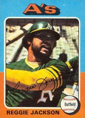 1975 Topps Mini Reggie Jackson #300 Baseball Card