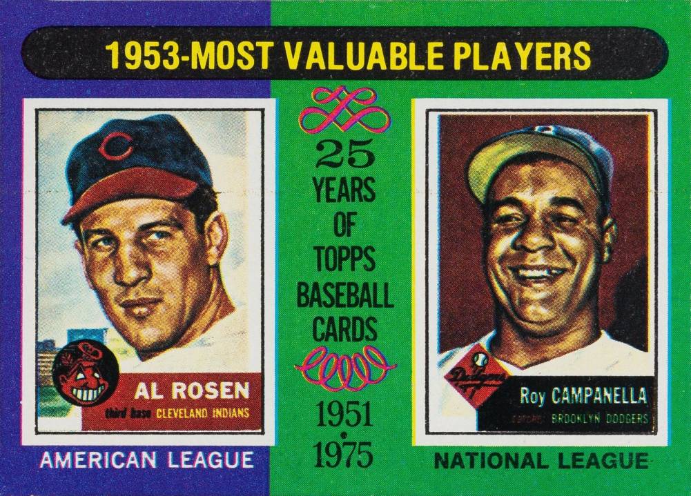1975 Topps Mini 1953 MVP's #191 Baseball Card