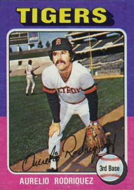 1975 Topps Mini Aurelio Rodriquez #221 Baseball Card
