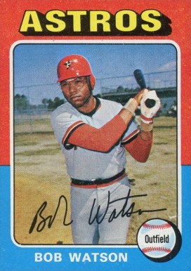 1975 Topps Mini Bob Watson #227 Baseball Card