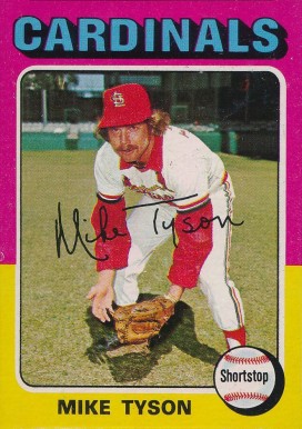 1975 Topps Mini Mike Tyson #231 Baseball Card