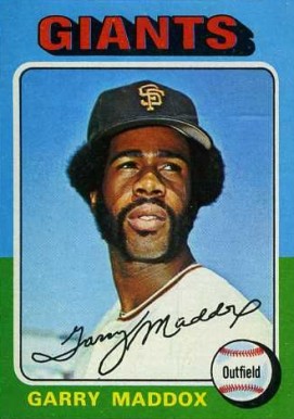 1975 Topps Mini Garry Maddox #240 Baseball Card