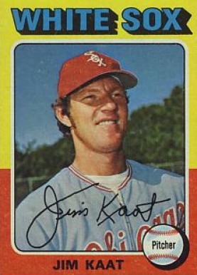 1975 Topps Mini Jim Kaat #243 Baseball Card