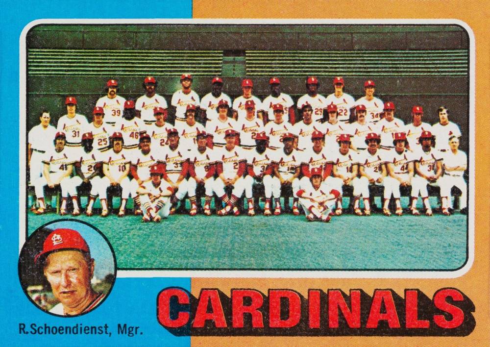 1975 Topps Mini St. Louis Cardinals Team #246 Baseball Card