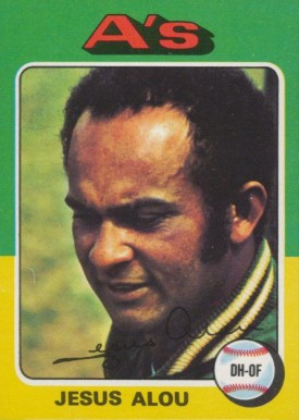 1975 Topps Mini Jesus Alou #253 Baseball Card