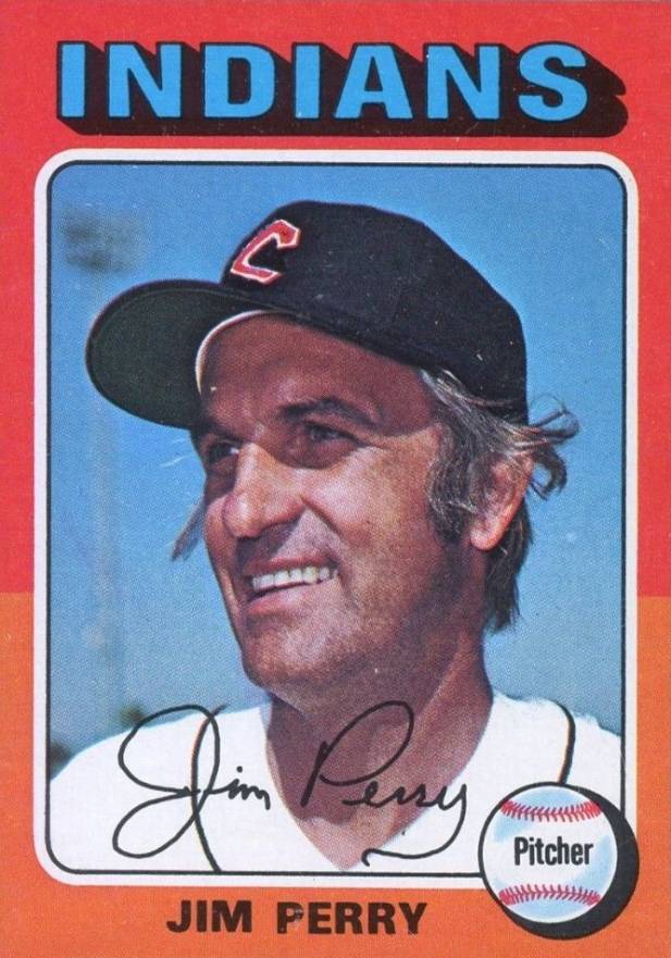 1975 Topps Mini Jim Perry #263 Baseball Card