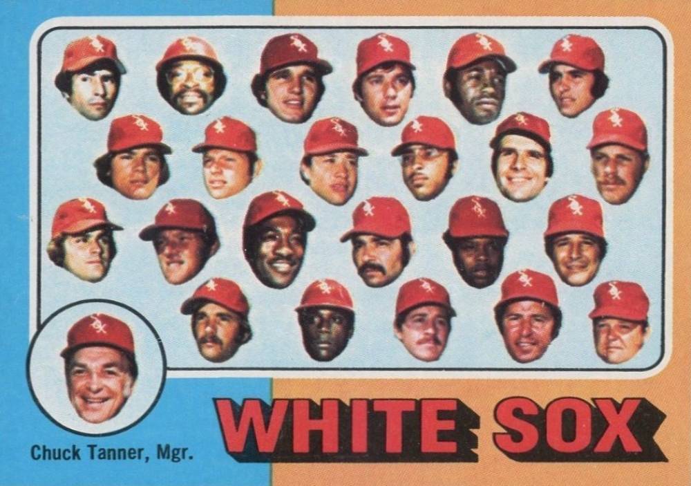 1975 Topps Mini White Sox Team #276 Baseball Card