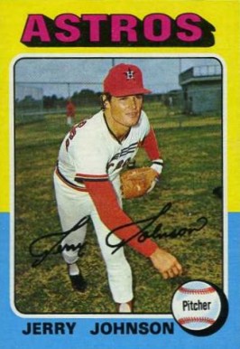 1975 Topps Mini Jerry Johnson #218 Baseball Card