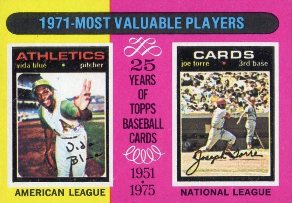 1975 Topps Mini 1971 MVP's #209 Baseball Card