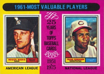 1975 Topps Mini 1961 MVP's #199 Baseball Card