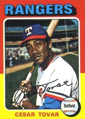 1975 Topps Mini Cesar Tovar #178 Baseball Card