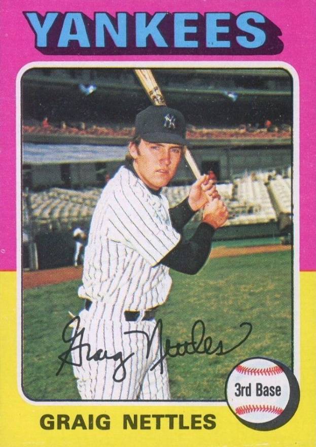 1975 Topps Mini Graig Nettles #160 Baseball Card