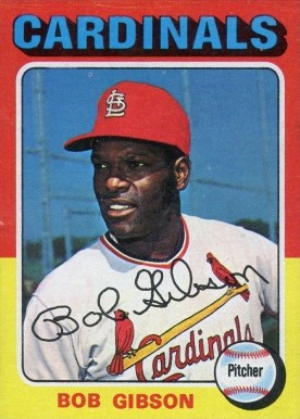 1975 Topps Mini Bob Gibson #150 Baseball Card