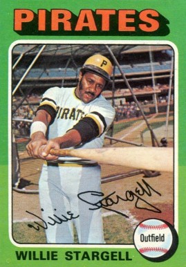 1975 Topps Mini Willie Stargell #100 Baseball Card