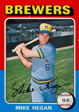 1975 Topps Mini Mike Hegan #99 Baseball Card