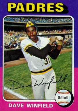 1975 Topps Mini Dave Winfield #61 Baseball Card