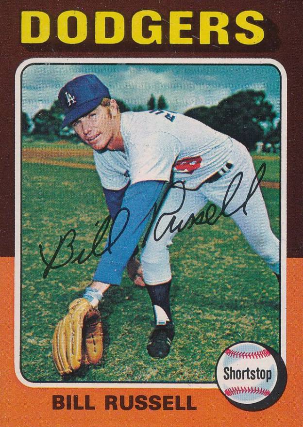 1975 Topps Mini Bill Russell #23 Baseball Card