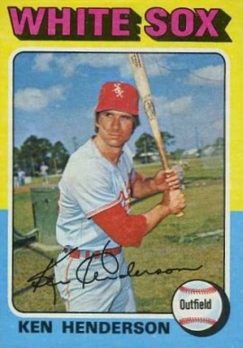 1975 Topps Mini Ken Henderson #59 Baseball Card