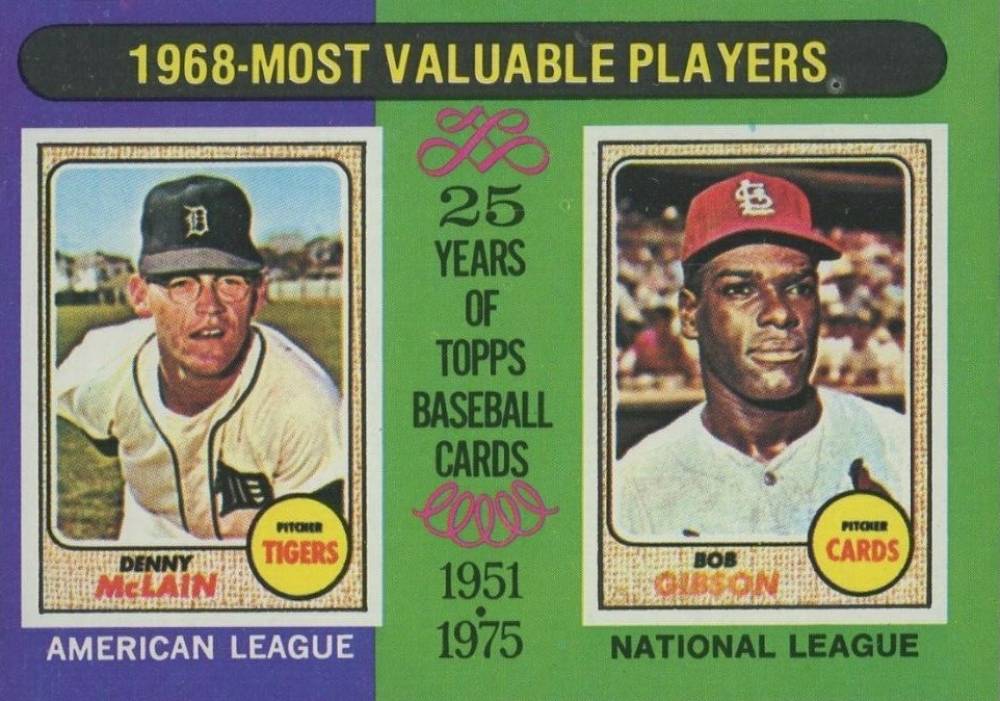 1975 Topps Mini 1968 MVP's #206 Baseball Card