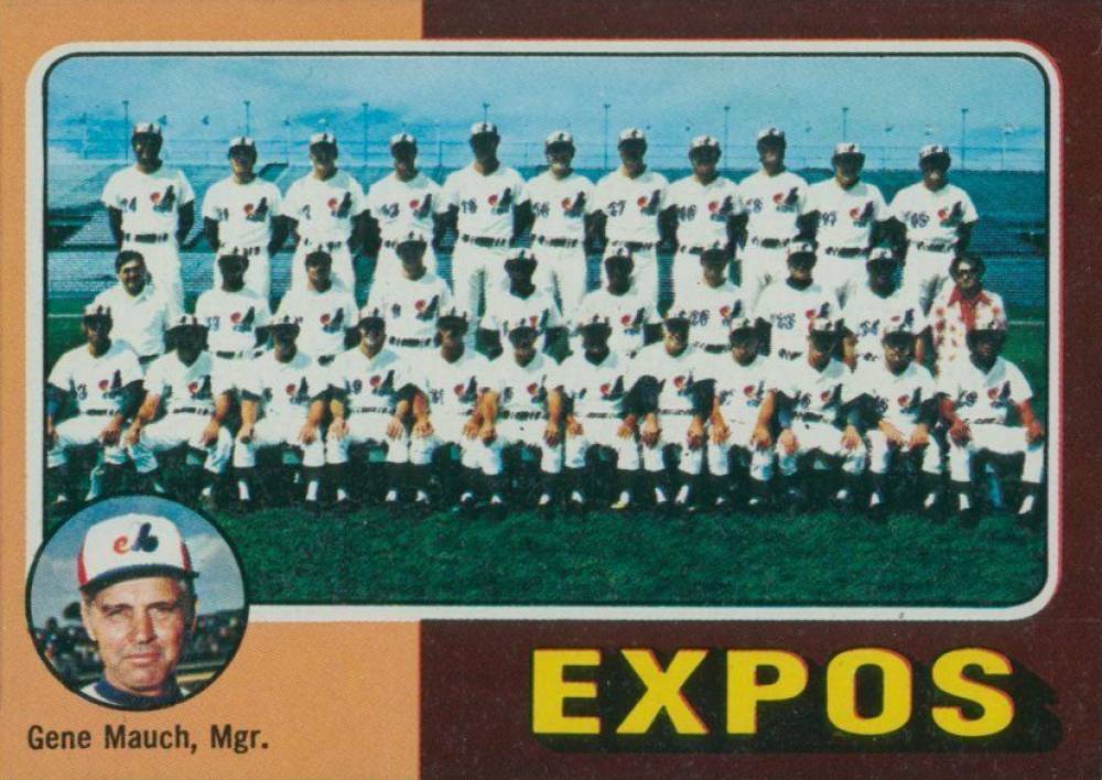 1975 Topps Mini Montreal Expos Team #101 Baseball Card
