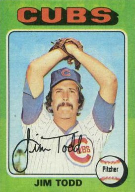 1975 Topps Mini Jim Todd #519 Baseball Card
