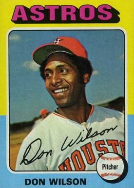 1975 Topps Mini Don Wilson #455 Baseball Card