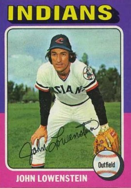 1975 Topps Mini John Lowenstein #424 Baseball Card