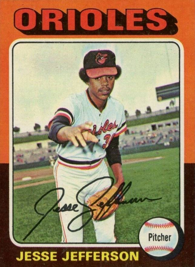 1975 Topps Mini Jesse Jefferson #539 Baseball Card