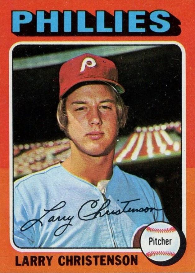1975 Topps Mini Larry Christenson #551 Baseball Card