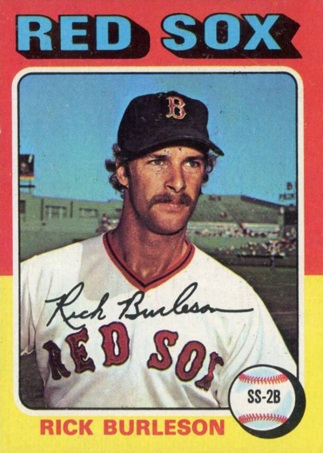 1975 Topps Mini Rick Burleson #302 Baseball Card