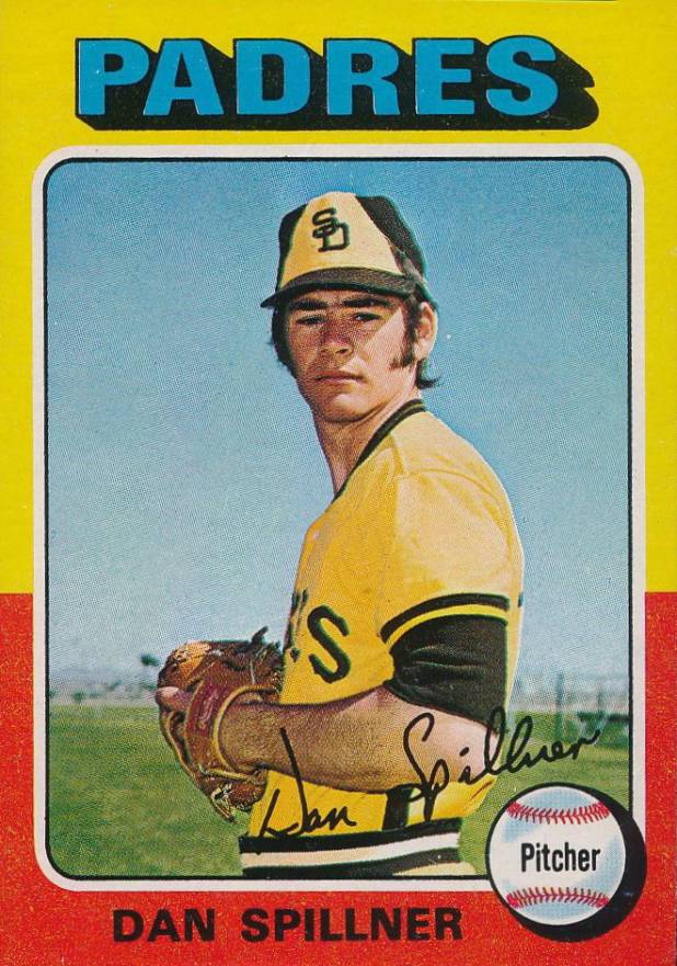 1975 Topps Mini Dan Spillner #222 Baseball Card