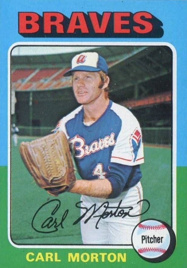 1975 Topps Mini Carl Morton #237 Baseball Card